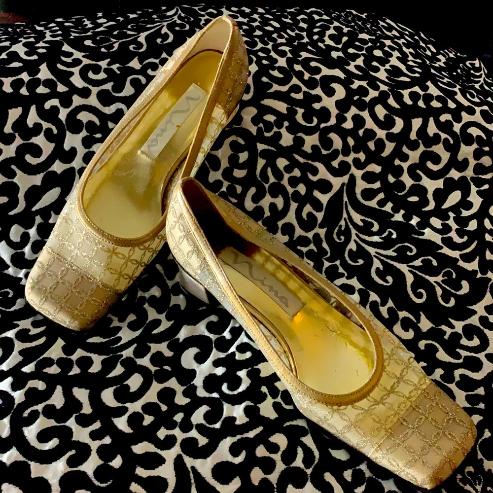 Nina Gold Shoes